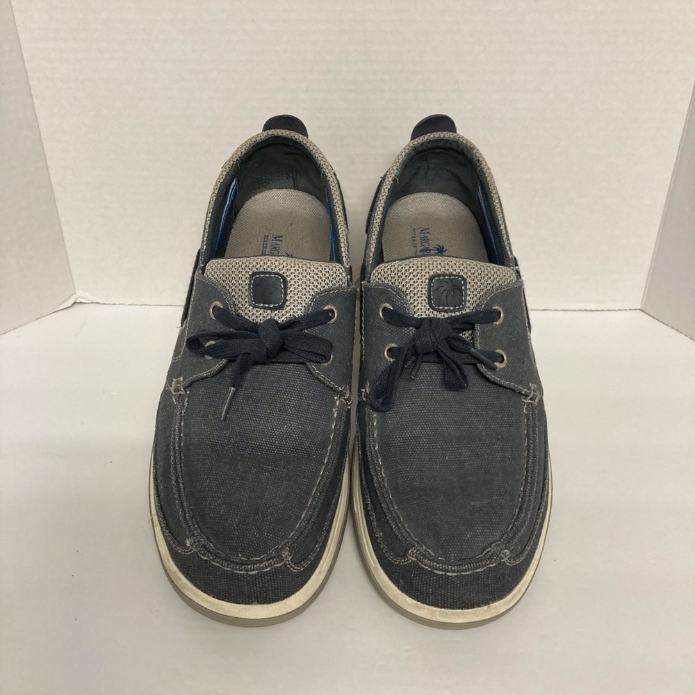 Mens Margaritaville canvas harpoon lace boat shoes size 13